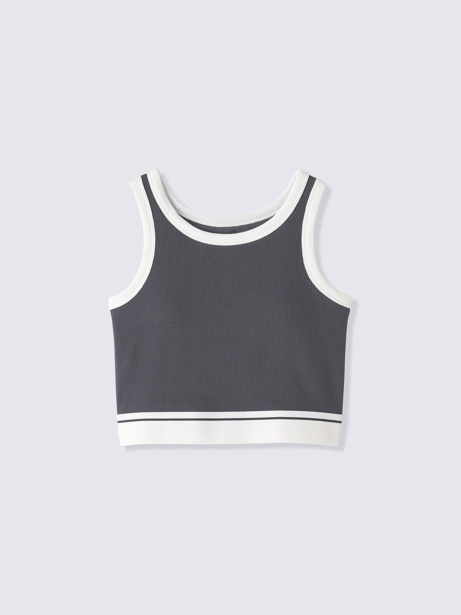 GIRLS BRA FIELD Petit Rib Cropped Tank Top (Sports)