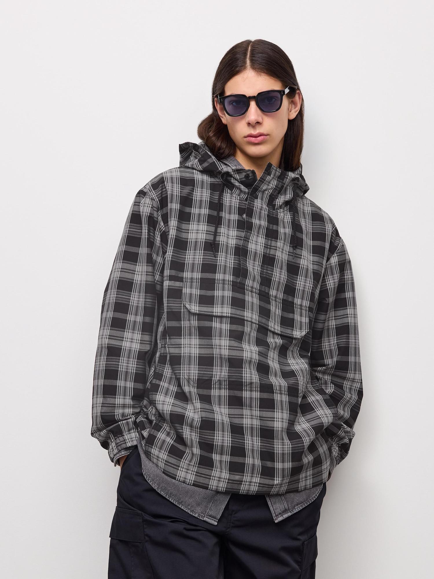 Парка check half-zip UL