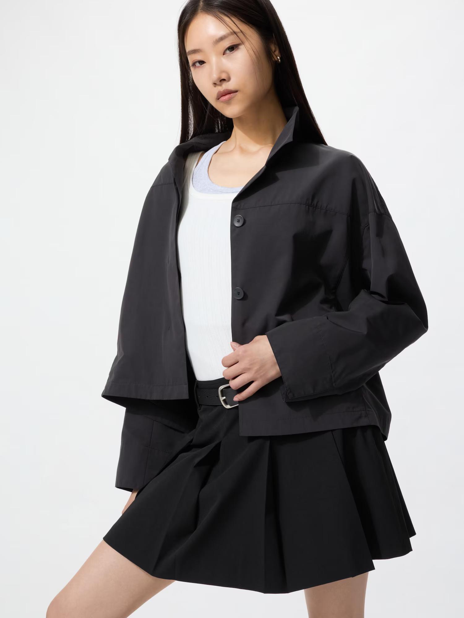 Open Collar Short Jacket